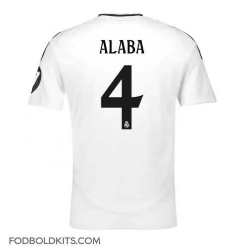 Real Madrid David Alaba #4 Hjemmebanetrøje 2024-25 Kortærmet